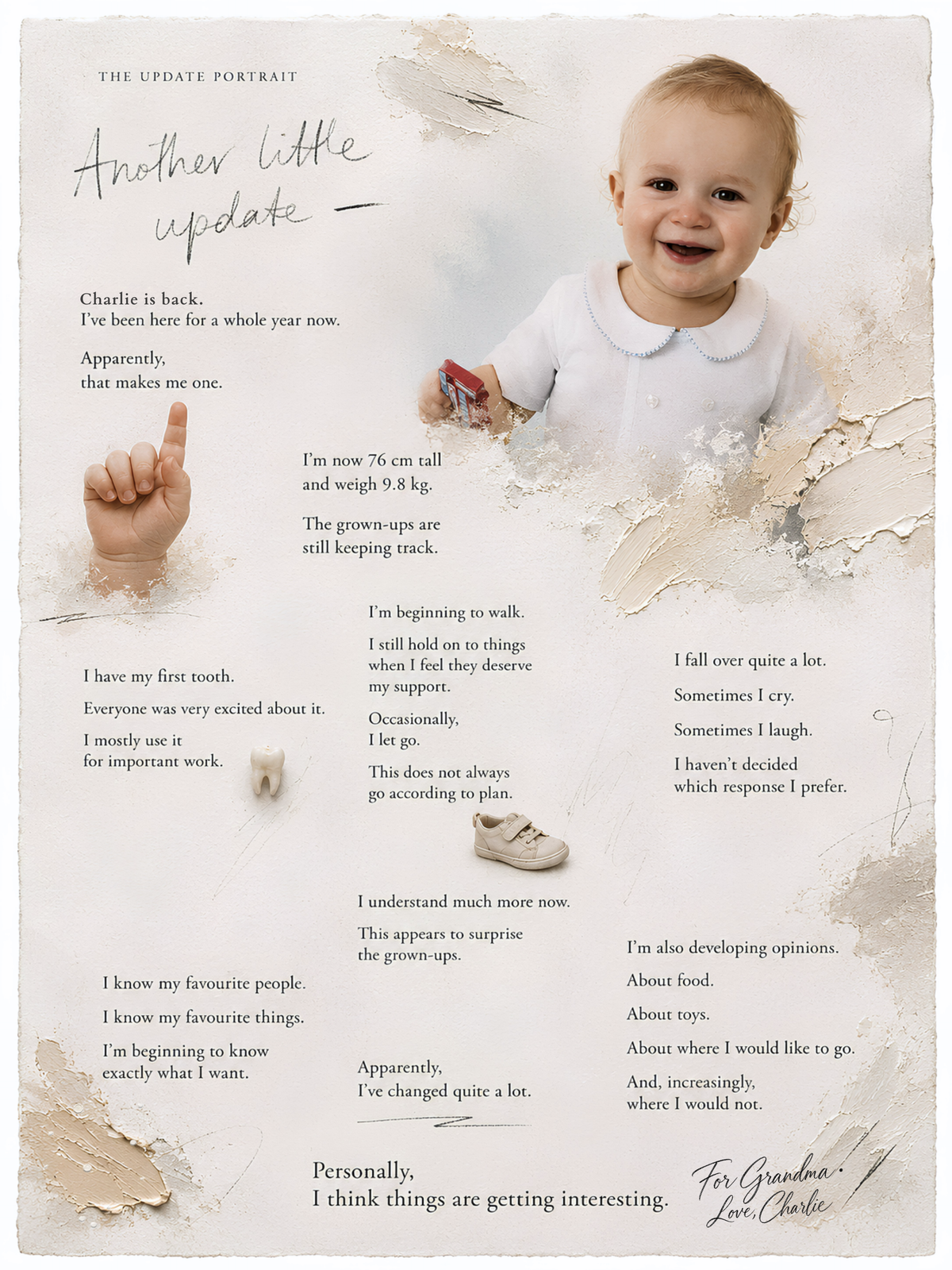 The Update Portrait — Another Little Update · First Year Story