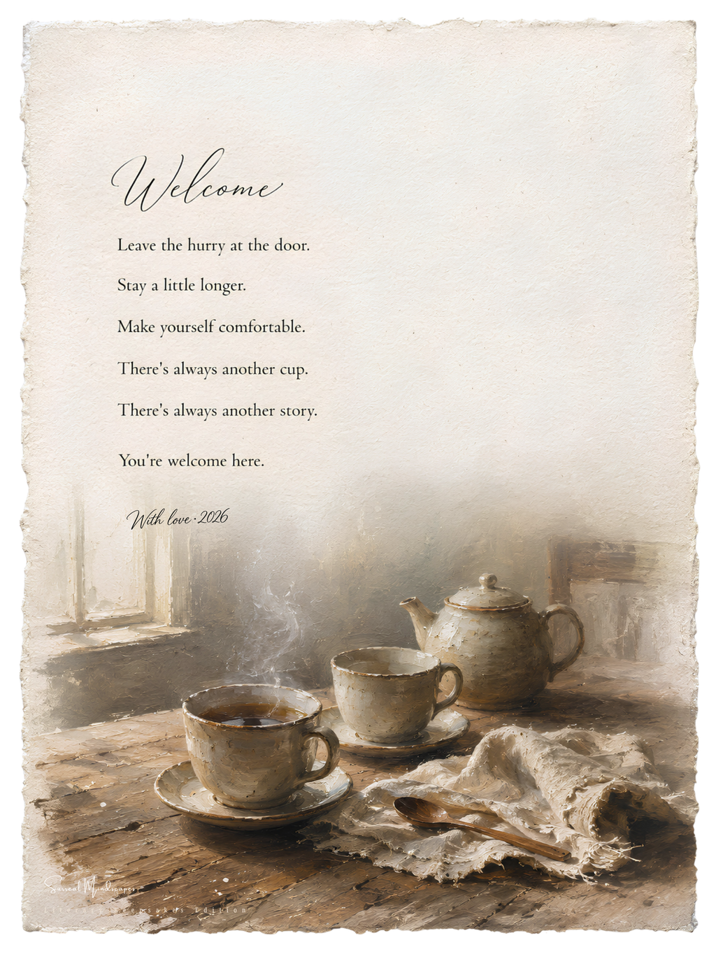 Welcome — Another Cup · Rustic