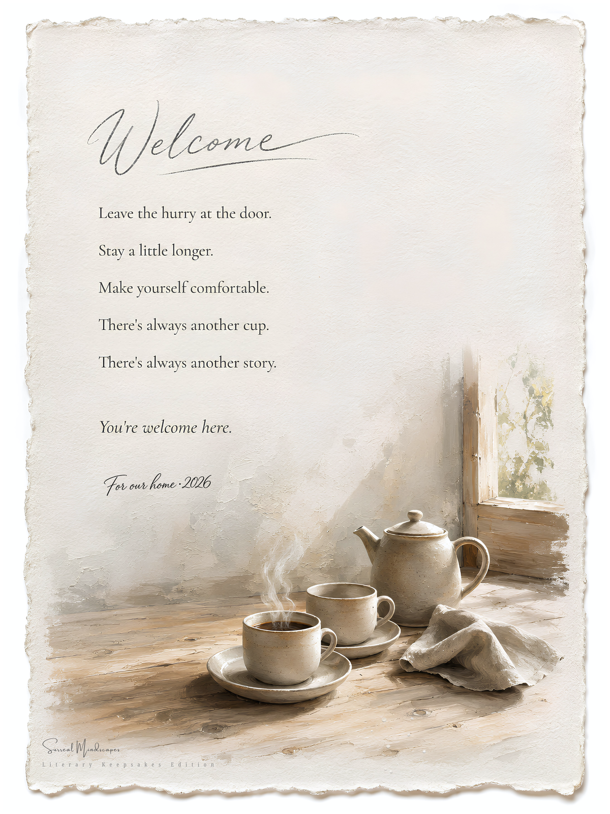 Welcome — Make Yourself At Home