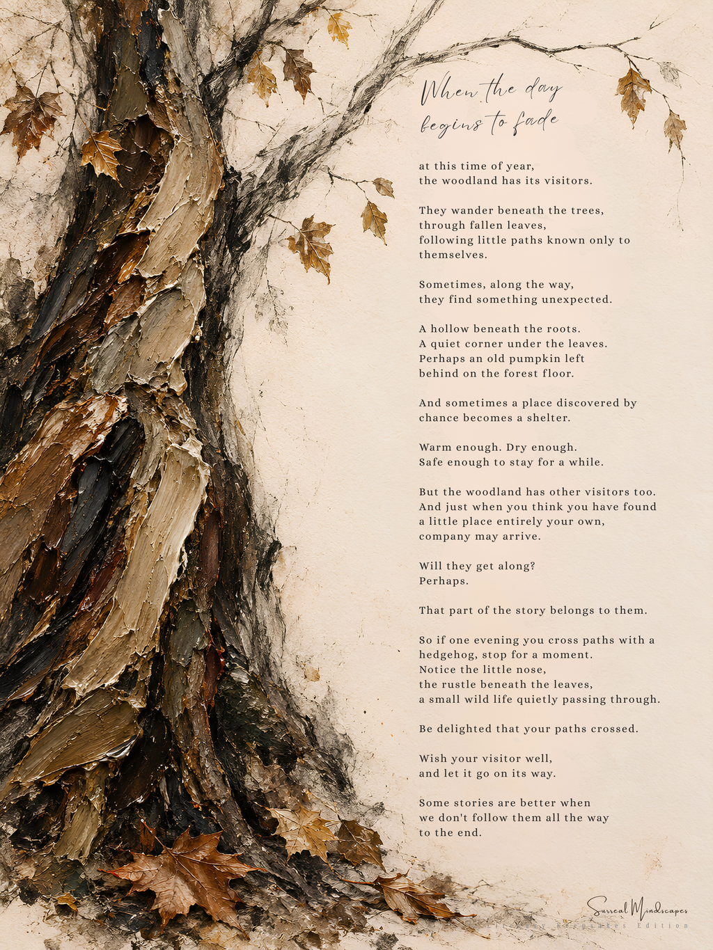 When The Day Begins To Fade — Diptych
