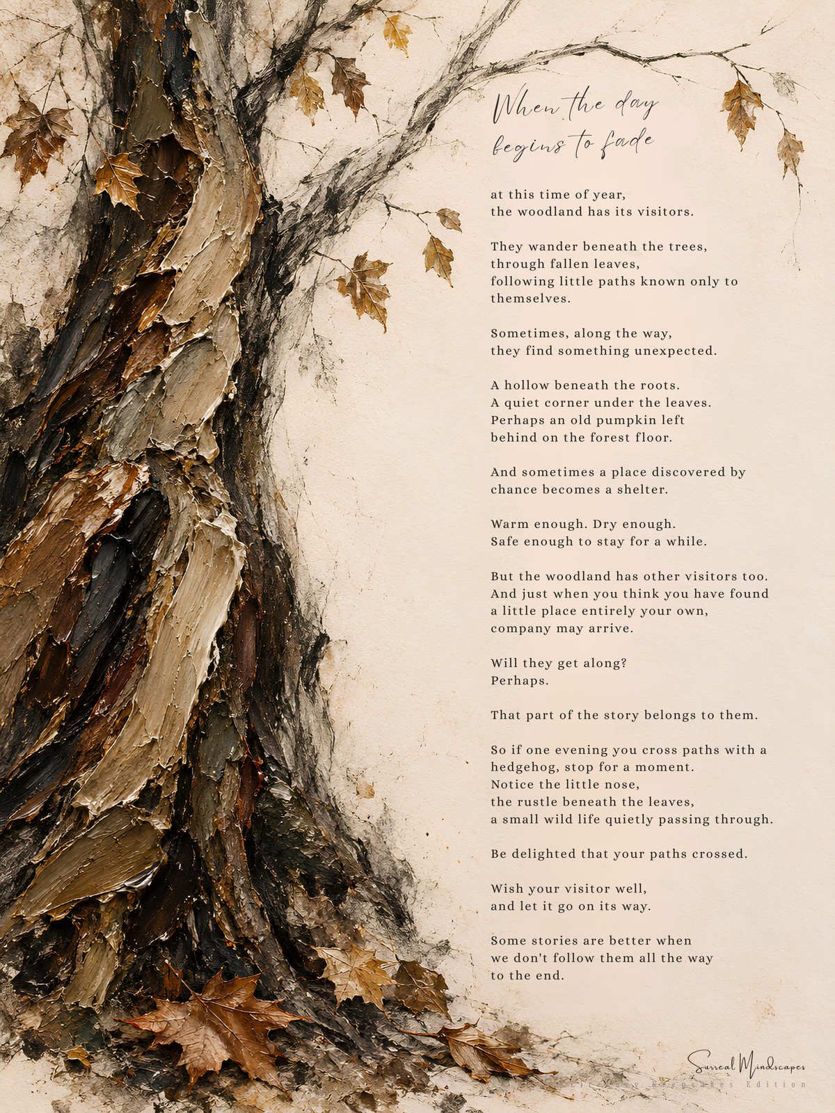 When The Day Begins To Fade — Diptych