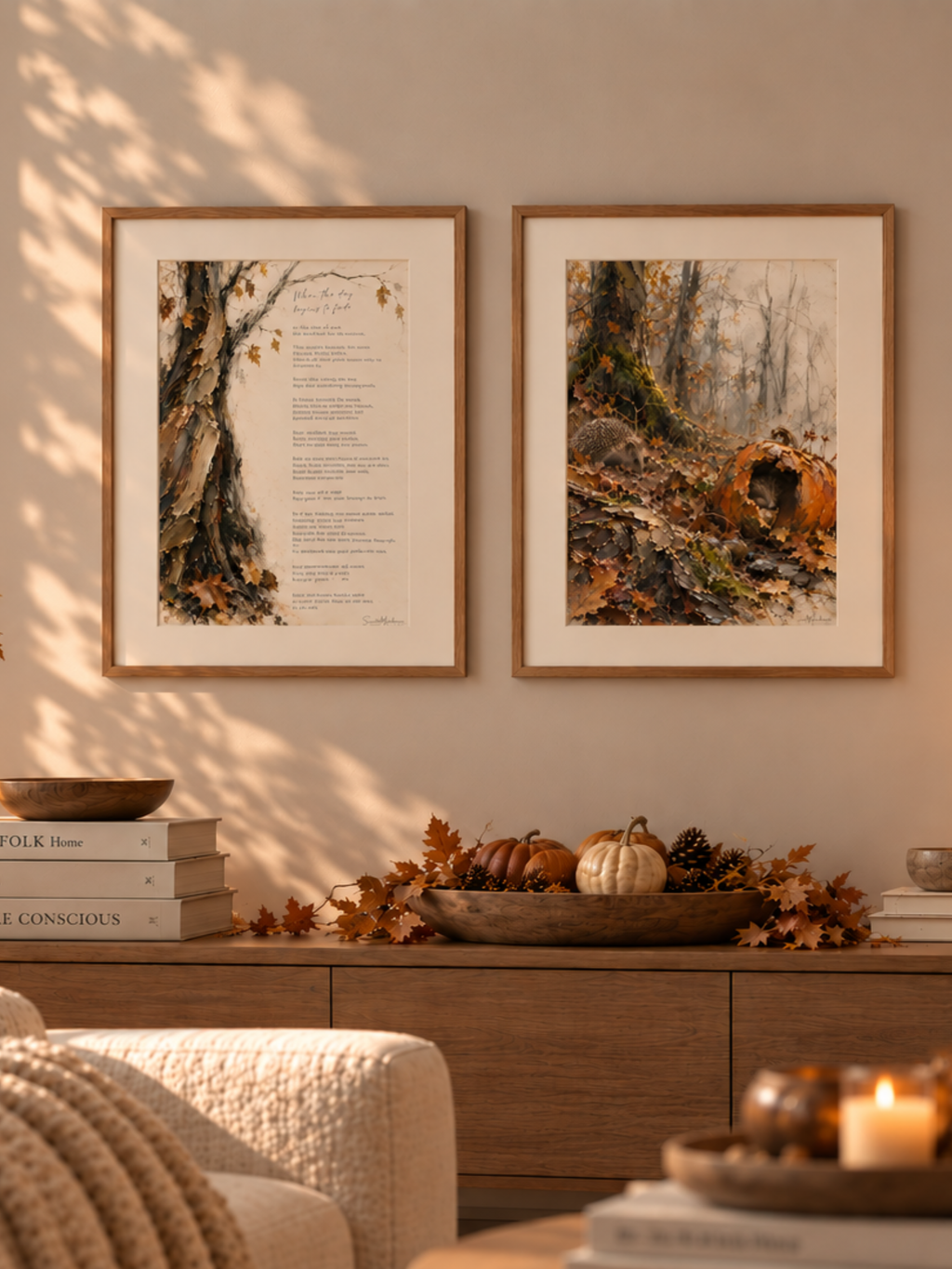 When The Day Begins To Fade — Diptych