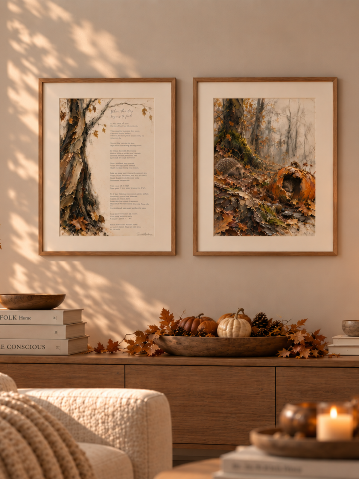 When The Day Begins To Fade — Diptych