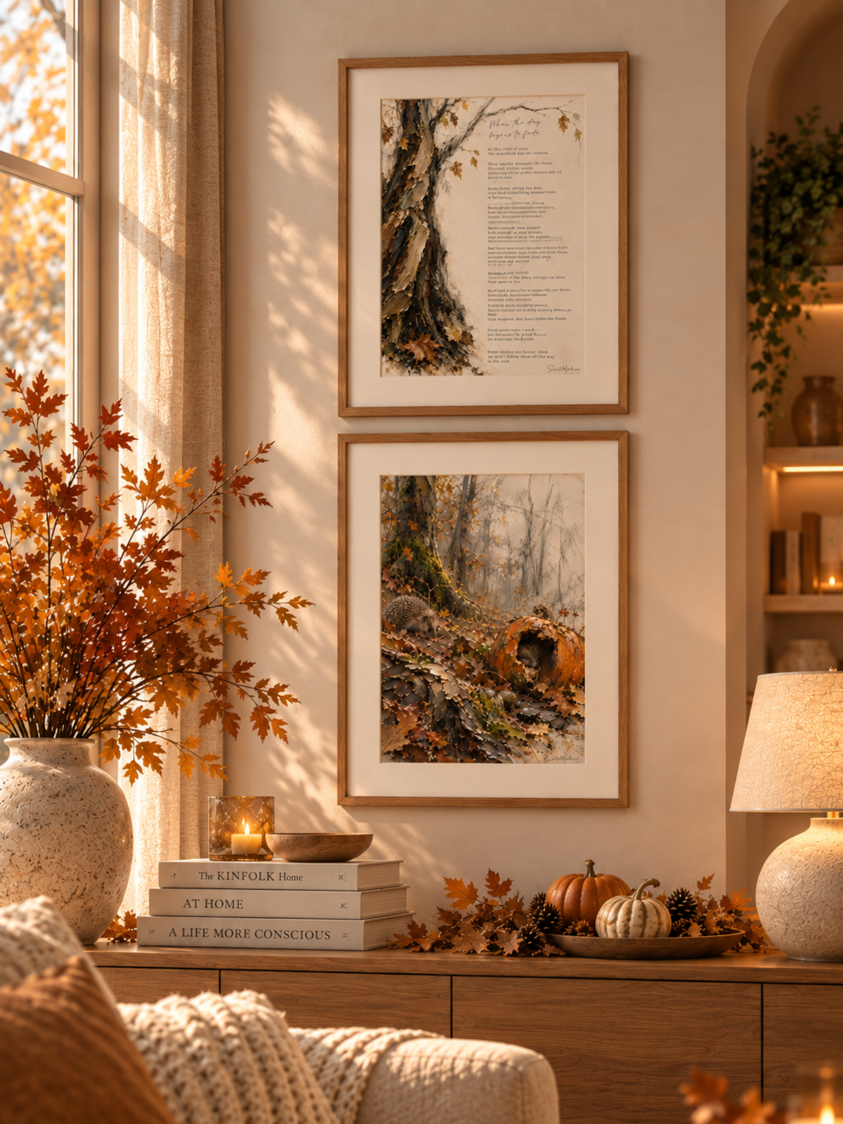 When The Day Begins To Fade — Diptych
